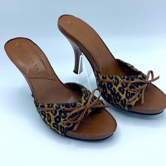 ELLEMENNO Animal Print Sandals - Picture 1 of 10
